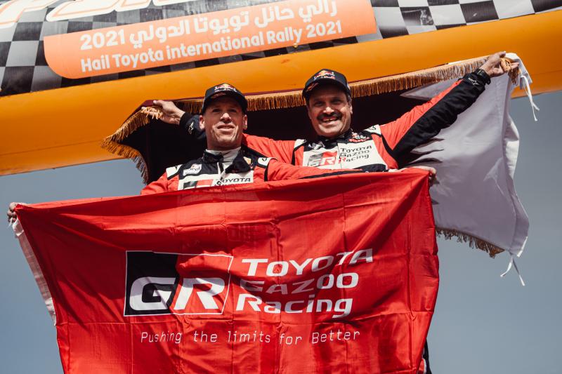 Al-Attiyah et Baumel offrent une deuxième victoire sur le Dakar à TOYOTA GAZOO Racing